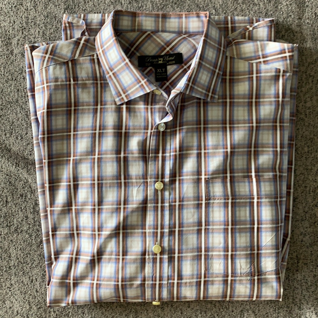 Mens Wearhouse Pronto Brand Xlt Button Down
